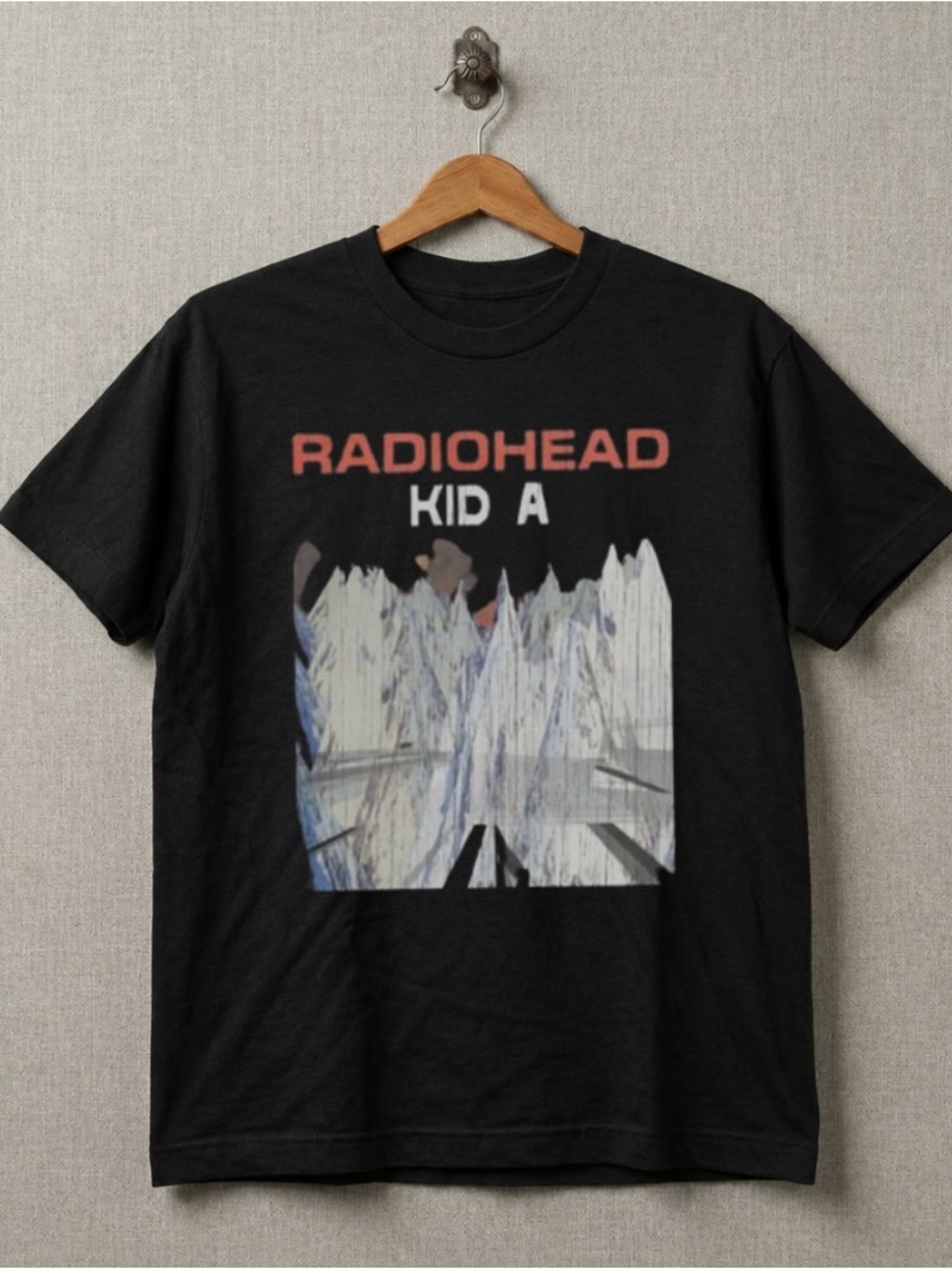 Radiohead Kid A Band Graphic T-Shirt